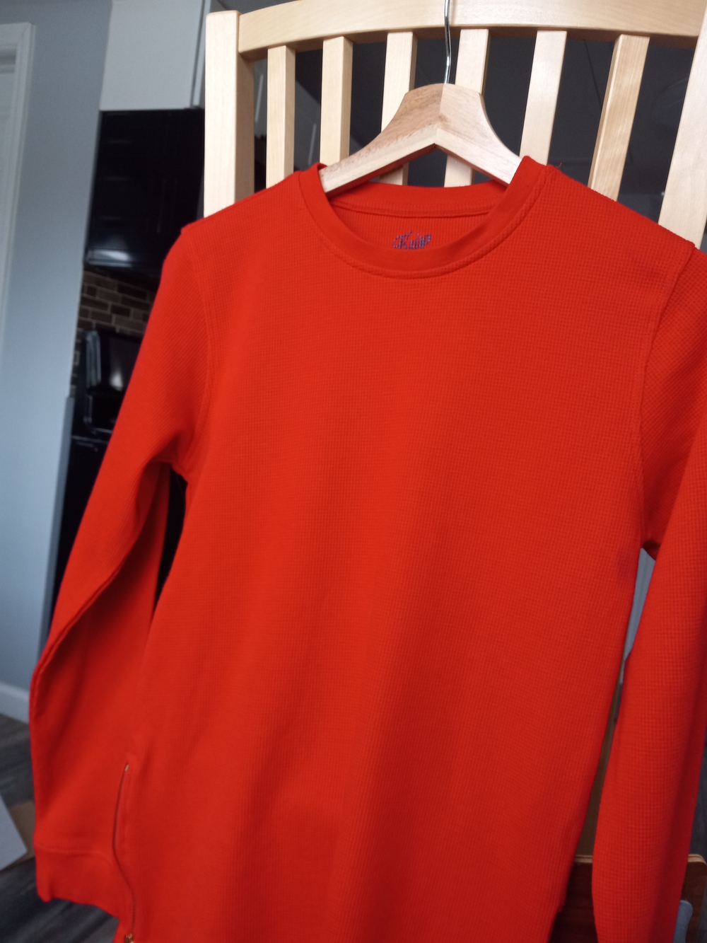 Bright Pink Knit Sweater with Gold Zip Detail